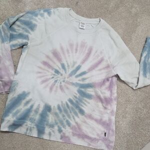 Victoria's Secret PINK Spiral Tie Dye One Size Crewneck